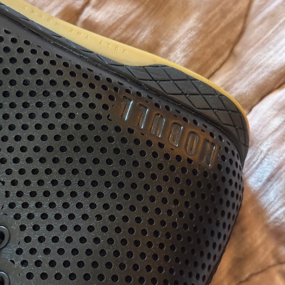 NWOB NOBULL Perforated Leather Black High-Top Athletic Shoes. Never worn! - Picture 3 of 4